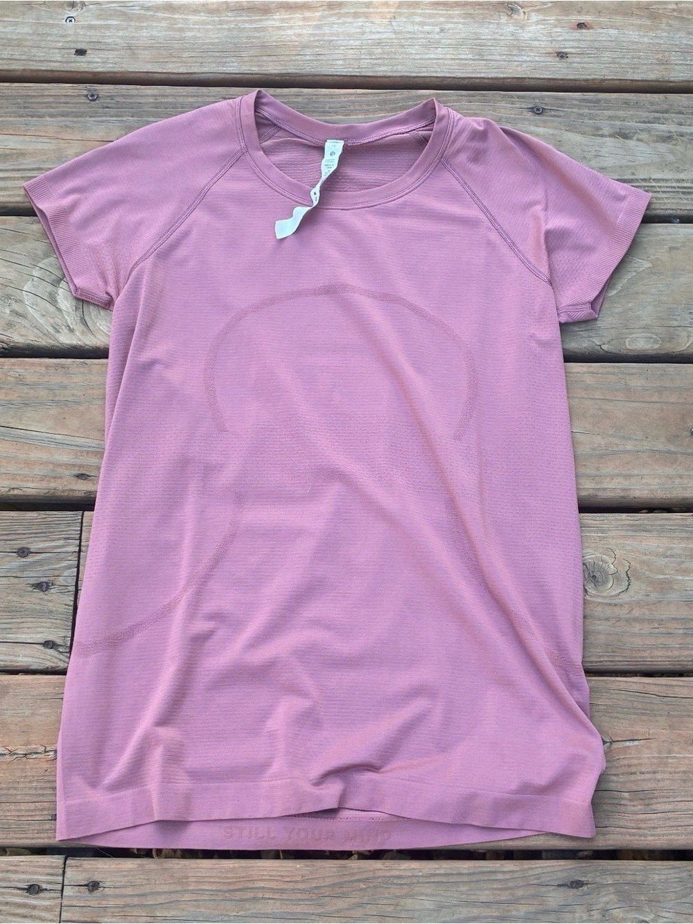 lululemon athletica Dusty Rose Short Sleeve Performance Tee